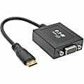 Eaton Tripp Lite Series Mini HDMI to VGA Adapter Video Converter, (M/F), 6-in. (15.24 cm), TAA, P13106NMINI 1 thumbnail image