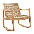 Powell Breslin Woven Rocking Chair, Natural