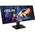Asus VP348QGL 34" Class UW-QHD Gaming LCD Monitor - 21:9 - Black - 34.1" Viewable - Vertical Alignment (VA) - 3440 x 1440 - 1.07 Billion Colors - FreeSync - 350 Nit - 4 ms - GTG Refresh Rate - Speakers - HDMI - DisplayPort