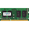 Crucial 2GB (1 x 2 GB) DDR3 SDRAM Memory Module - For Notebook, Desktop PC - 2 GB (1 x 2 GB) - DDR3-1066/PC3-8500 DDR3 SDRAM - CL7 - 1.50 V - Non-ECC - Unbuffered - 204-pin - SoDIMM 1 thumbnail image