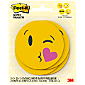Post-it® Super Sticky Notes, 3" x 3", Emoji Shape, Pack Of 2 Pads 1 thumbnail image