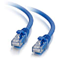 C2G 7ft Cat5e Ethernet Cable - Snagless Unshielded (UTP) - Blue - Category 5e for Network Device - RJ-45 Male - RJ-45 Male - 7ft - Blue