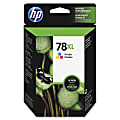 HP 78XL High-Yield Tri-Color Ink Cartridge, C6578AN