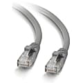 C2G 5ft Cat5e Ethernet Cable - Snagless Unshielded (UTP) - Gray - Category 5e for Network Device - RJ-45 Male - RJ-45 Male - 5ft - Gray 1 thumbnail image