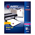 Avery® Customizable Print-On™ Dividers, 8 1/2" x 11", 5 Tabs, Pack Of 5 Sets 1 thumbnail image