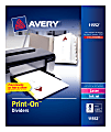 Avery® Customizable Print-On™ Dividers, 8 1/2" x 11", 8 Tab, White, Pack Of 5 Sets