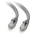 C2G 14ft Cat5e Ethernet Cable - Snagless Unshielded (UTP) - Gray - Category 5e for Network Device - RJ-45 Male - RJ-45 Male - 14ft - Gray 1 thumbnail image
