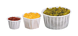 Solo® Treated Paper Souffle Portion Cups, 4 Oz, White, 20 Bags of 250 Cups, Case Of 5,000 Cups