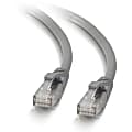 C2G 3ft Cat5e Ethernet Cable - Snagless Unshielded (UTP) - Gray - Cat5e for Network Device - RJ-45 Male - RJ-45 Male - 3ft - Gray 1 thumbnail image