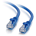 C2G 5ft Cat5e Ethernet Cable - Snagless Unshielded (UTP) - Blue - Category 5e for Network Device - RJ-45 Male - RJ-45 Male - 5ft - Blue