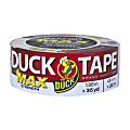 Duck MAX Strength Tape - White - 35 yd Length x 1.88" Width - White - Natural Rubber - Polyethylene Backing - For Indoor, Outdoor - 1 Roll 1 thumbnail image