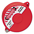 Brady Gate Valve Lockouts, 5 in  6 1/2 in Handle Size, Red 1 thumbnail image