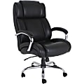 Lorell® UltraCoil Comfort Big & Tall Bonded Leather Chair, Black 1 thumbnail image