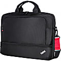 Lenovo Essential Carrying Case Notebook, Power Supply, Accessories, Document, Pen - Shoulder Strap, Handle, Trolley Strap - 12.1" Height x 15.6" Width x 2.5" Depth