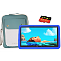 Linsay 7" Tablet, 2GB Memory, 32GB Storage, Android 12, Blue Kids Defender Case, Fashion Bag, 128GB Micro SD Card 1 thumbnail image