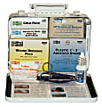 25 Person Vehicle First Aid Kits, Weatherproof Steel, Wall Mount