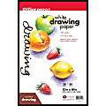 Office Depot® Brand Drawing Book, 12" x 18", 24 Sheets