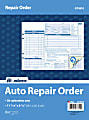 Adams® Garage Repair Order Form Books, 3-Part, 8-1/2" x 11-7/16", 150 Pages, Blue, Pack Of 50 Books