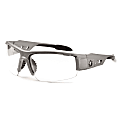 Ergodyne Skullerz® Safety Glasses, Dagr, Anti-Fog, Matte Gray Frame, Clear Lens 1 thumbnail image