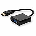 AddOn HDMI 1.3 Male to VGA Female Black Adapter Which Includes 3.5mm Audio and Micro USB Ports  - HDMI2VGAA 1 thumbnail image
