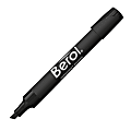 Berol By Eberhard Faber® 3000® Chisel-Tip Permanent Markers, Black, Pack Of 12