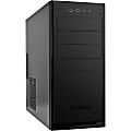 Antec NSK4100 Computer Case - Mid-tower - Black - Steel, Plastic - 11 x Bay - 1 x 4.72" x Fan(s) Installed - 0 - ATX, Micro ATX, Mini ITX Motherboard Supported - 11.40 lb - 3 x Fan(s) Supported - 3 x External 5.25" Bay - 1 x External 3.5" Bay