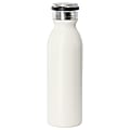 Gibson Home Marina Stainless Steel Thermal Bottle With Acrylic Lid, 20 Oz, Cream 1 thumbnail image