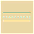 FORAY® Stock Ruled Newsprint Paper, 7 1/2" Heading (1 Side), 1/2" Ruling, 1/4" Midline, 3/8" Skip Space, 18" x 12", Pack Of 500 Sheets 1 thumbnail image