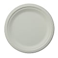 Stalk Market Compostable Round Plates, 8-3/4", White, Pack Of 500 Plates