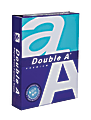 Double A Copy/Printer Paper, Letter Size (8 1/2" x 11"), 22 Lb, Ream Of 500 Sheets