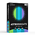 Astrobrights® Color Multi-Use Printer & Copier Paper, Letter Size (8 1/2" x 11"), Ream Of 500 Sheets, 24 Lb, Cool Assortment