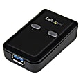 StarTech.com 2 Port 2-to-1 USB 3.0 Peripheral Sharing Switch - USB Powered - Share a single USB 3.0 device between two different computers - USB Powered 1 thumbnail image