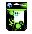 HP 88XL High-Yield Cyan Ink Cartridge, C9391AN