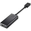HP USB/HDMI Audio Video/ Data Transfer Cable - HDMI/USB AV/Data Transfer Cable for Audio/Video Device - Type C Male USB - HDMI Female Digital Audio/Video - Black
