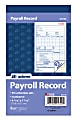 Adams® 2-Part Carbonless Payroll Record Sets Book, 4 3/16" x 7 3/16", White/Canary, Pack Of 50 Sets 1 thumbnail image