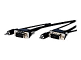 Comprehensive HR Pro AV/IT - VGA cable - HD-15 (VGA), mini-phone stereo 3.5 mm (M) to HD-15 (VGA), min - MVGA15PP12HRA 1 thumbnail image