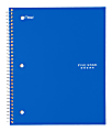 Five Star® Trend Notebook, 2 Pockets, 8" x 10 1/2", 1 Subject, Wide Ruled, 100 Sheets, Assorted Colors (No Color Choice)