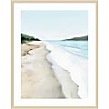 Amanti Art Crash Into Me II Beach by Isabelle Z Wood Framed Wall Art Print, 41”H x 33”W, Natural