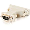 C2G - Serial adapter - DB-25 (F) to DB-9 (M) - white