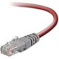 Belkin Cat5e Crossover Cable - RJ-45 Male Network - RJ-45 Male Network - 50ft - Yellow