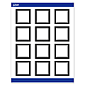 Avery® Printable Cards With Sure Feed® Technology, 2" x 2", Matte White With Black Border, Pack Of 120 1 thumbnail image