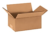 Partners Brand Corrugated Boxes, 9" x 6" x 4", Kraft, Pack Of 25