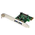 StarTech.com 2 Port PCI Express (PCIe) SuperSpeed USB 3.0 Card Adapter with UASP - SATA Power 1 thumbnail image