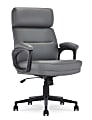 Serta Comfort Series Ergonomic Bonded Leather Mid-Back Executive Office Chair, Gray 1 thumbnail image