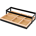 Vertiflex Tabletop Condiment Caddy - 6 Compartment(s) - 3.3" Height x 14" Width9.5" Length - Tabletop - Black - 1 Each 1 thumbnail image