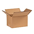 Partners Brand Corrugated Boxes, 8" x 6" x 5", Kraft, Pack Of 25