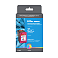 Office Depot® Remanufactured Tri-Color High-Yield Ink Cartridge Replacement For HP 62XL 1 thumbnail image