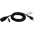 QVS 3-Outlet 2-Prong 15ft Power Extension Cord - 3x AC Power - 15 ft Cord - 13 A Current - 125 V AC Voltage - PC2PX15 1 thumbnail image
