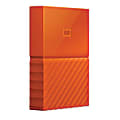 WD My Passport® 3TB External Hard Drive, Orange 1 thumbnail image