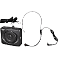 PylePro 50 Watts Portable, USB Waist-Band Portable Pa System With A Headset Microphone with Built In Rechargeable Batteries (Color Black) - 50 W Amplifier - Built-in Amplifier - 1 Audio Line In - USB Port - Battery Rechargeable - 12 Hour - Black 1 thumbnail image